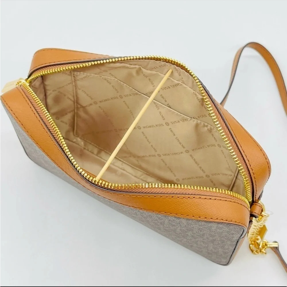 Michael Kors EW Crossbody Bag Brown - Picture 7 of 8